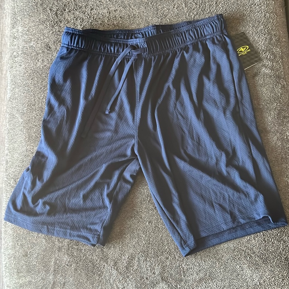 Blue short men athletic